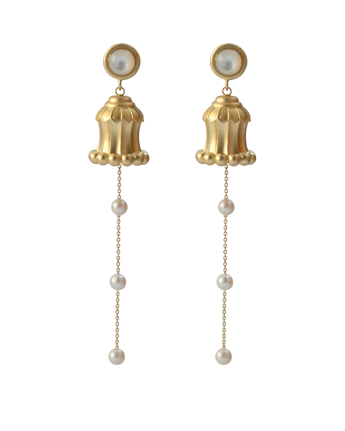 Silk Road Hua Gai Pearl Ear Stud