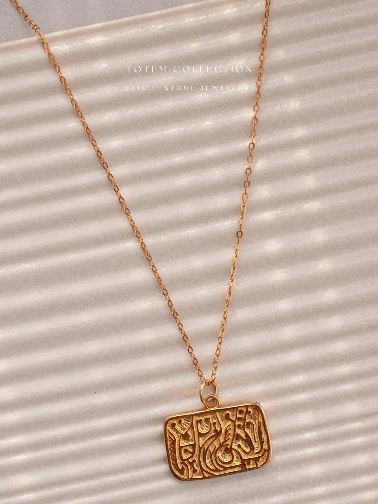 Totem Retro-Modern Phoenix Necklace