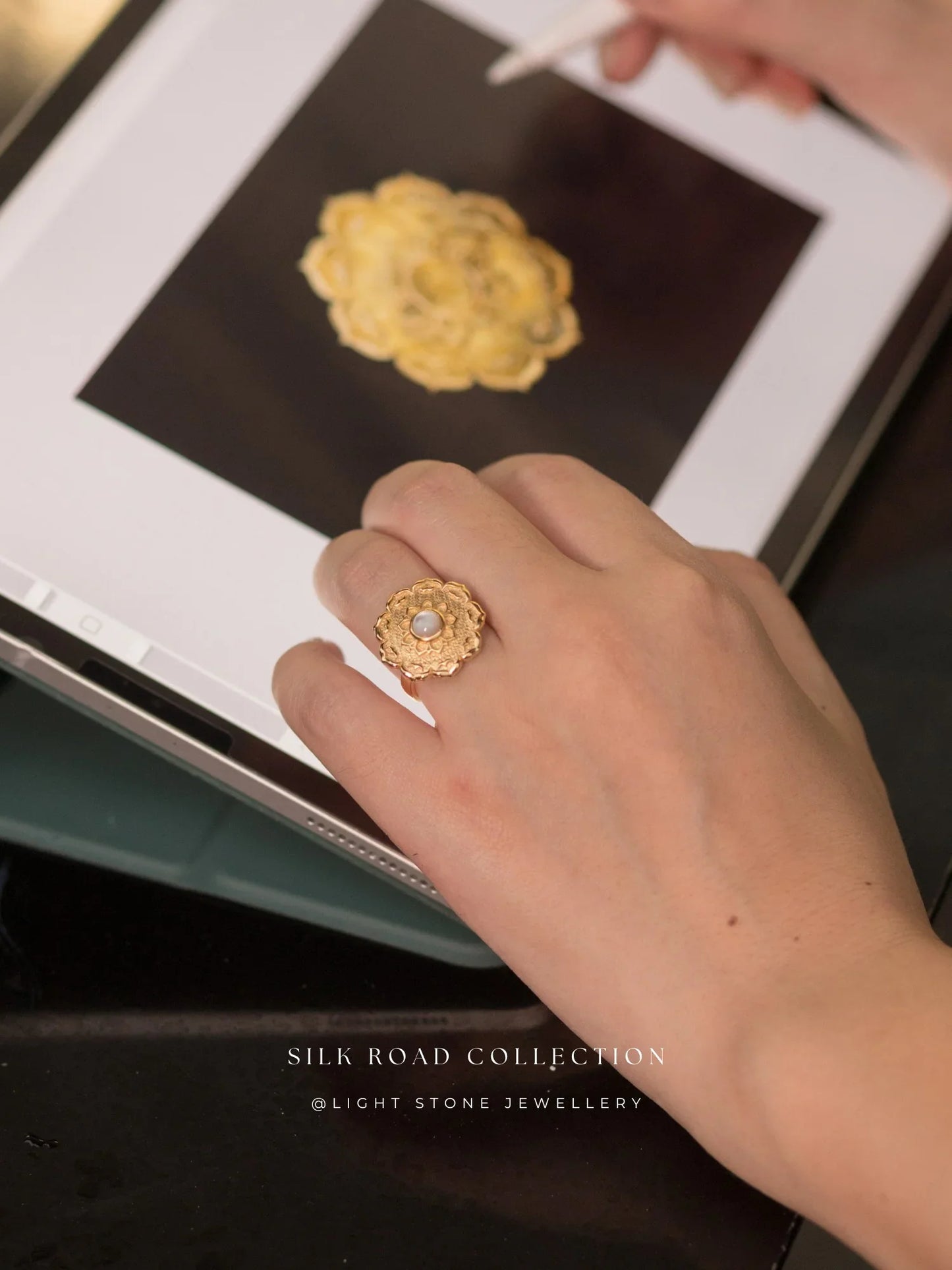Silk Road Lotus Ring