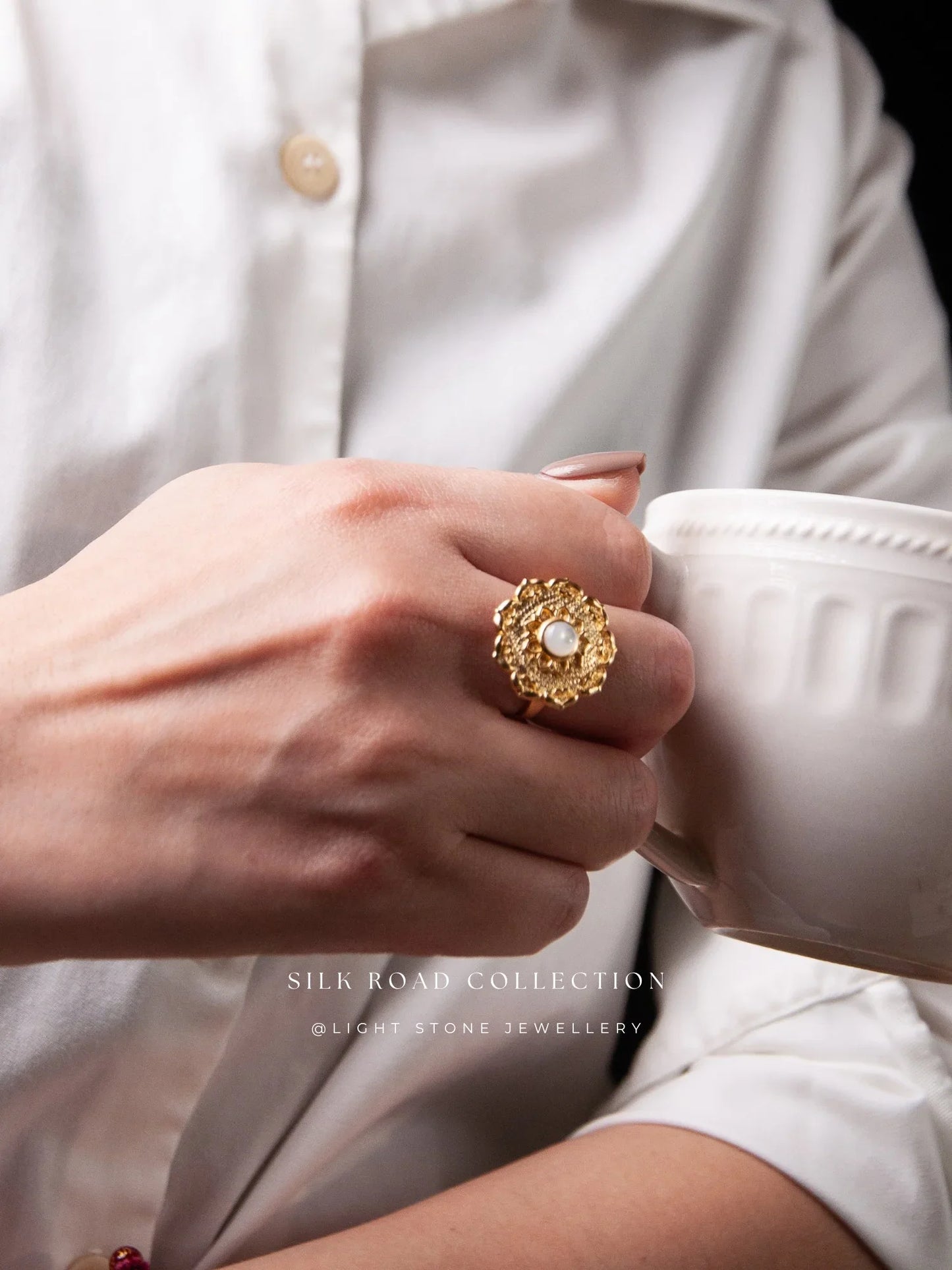 Silk Road Lotus Ring