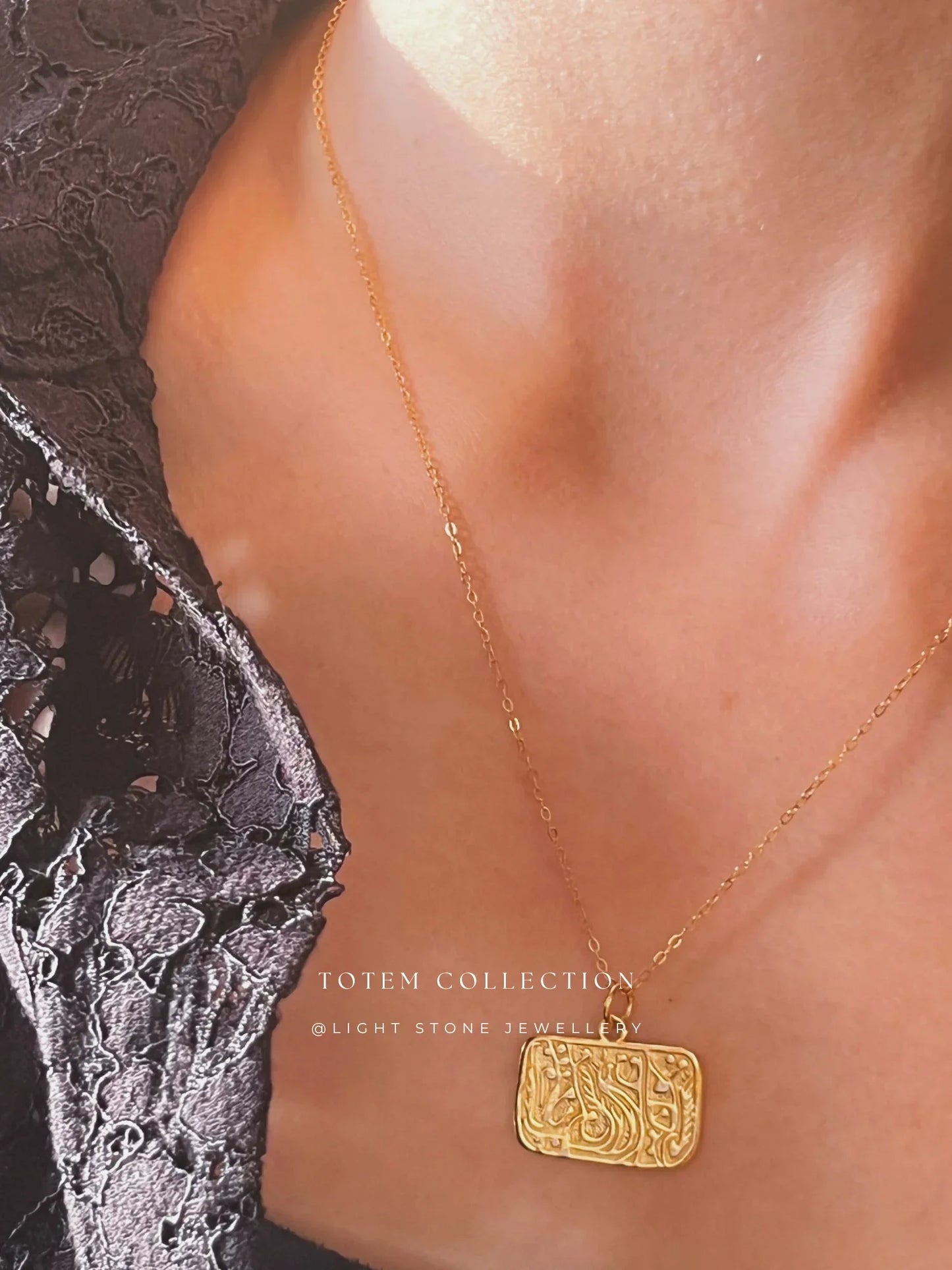 Totem Retro-Modern Phoenix Necklace
