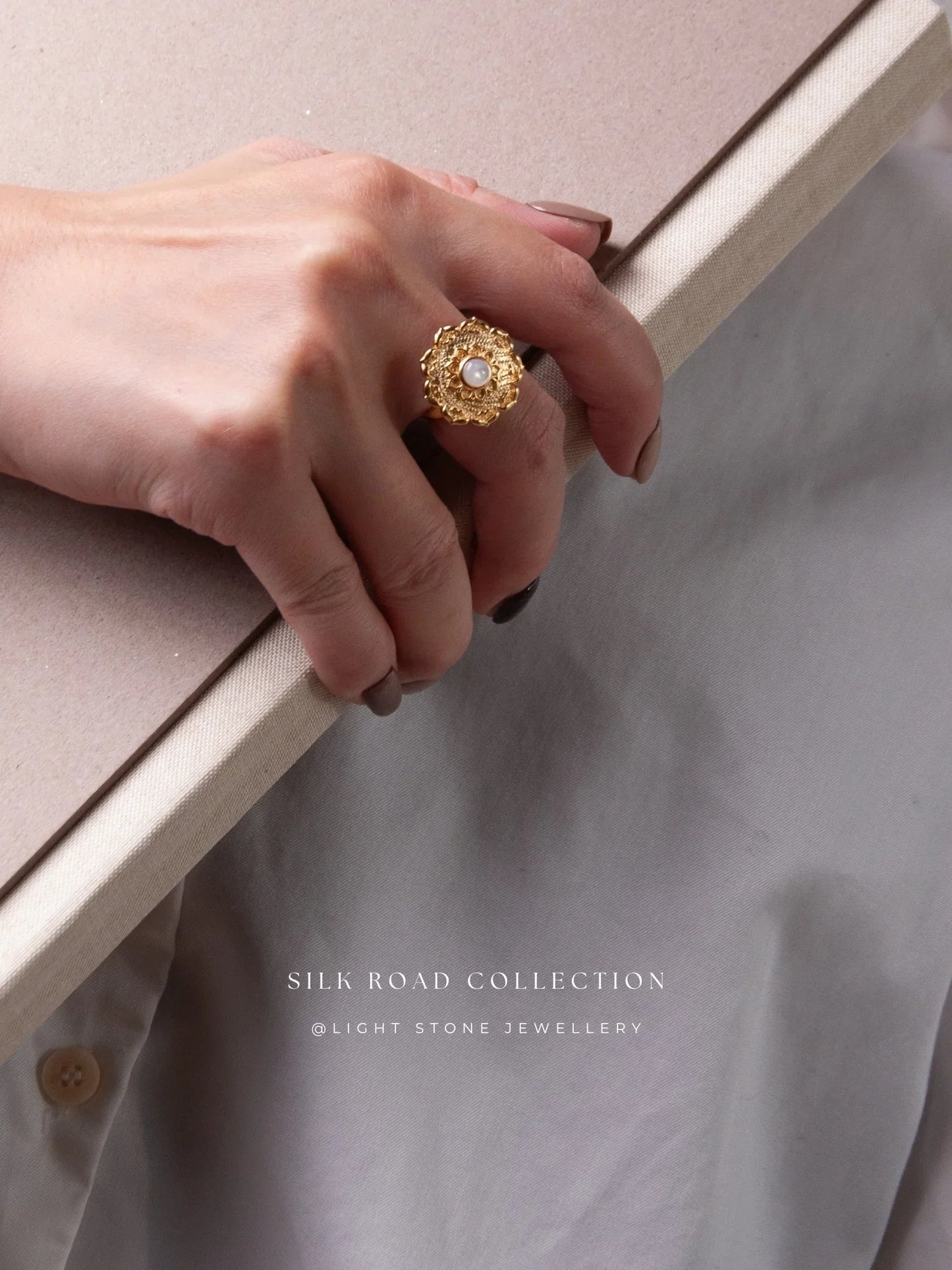 Silk Road Lotus Ring