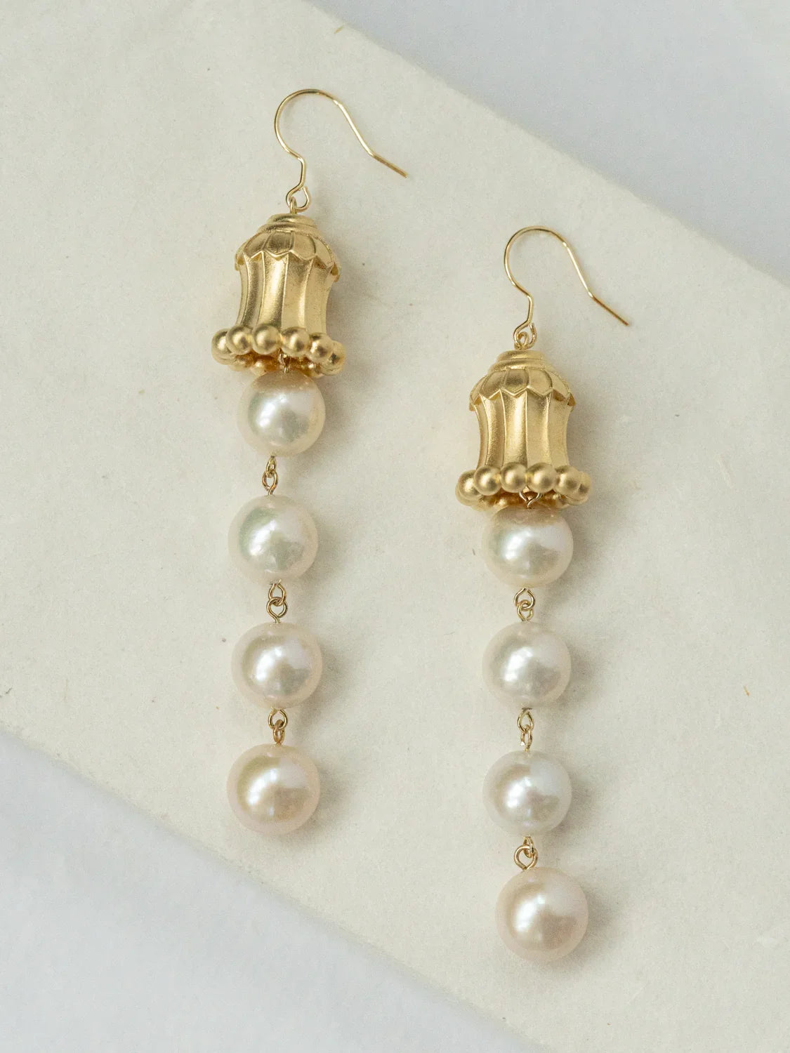 Silk Road Hua Gai Luxury Pearl Earrings