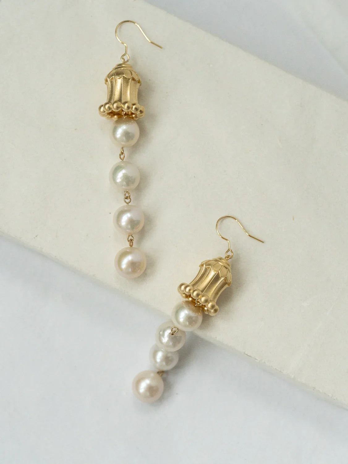 Silk Road Hua Gai Luxury Pearl Earrings