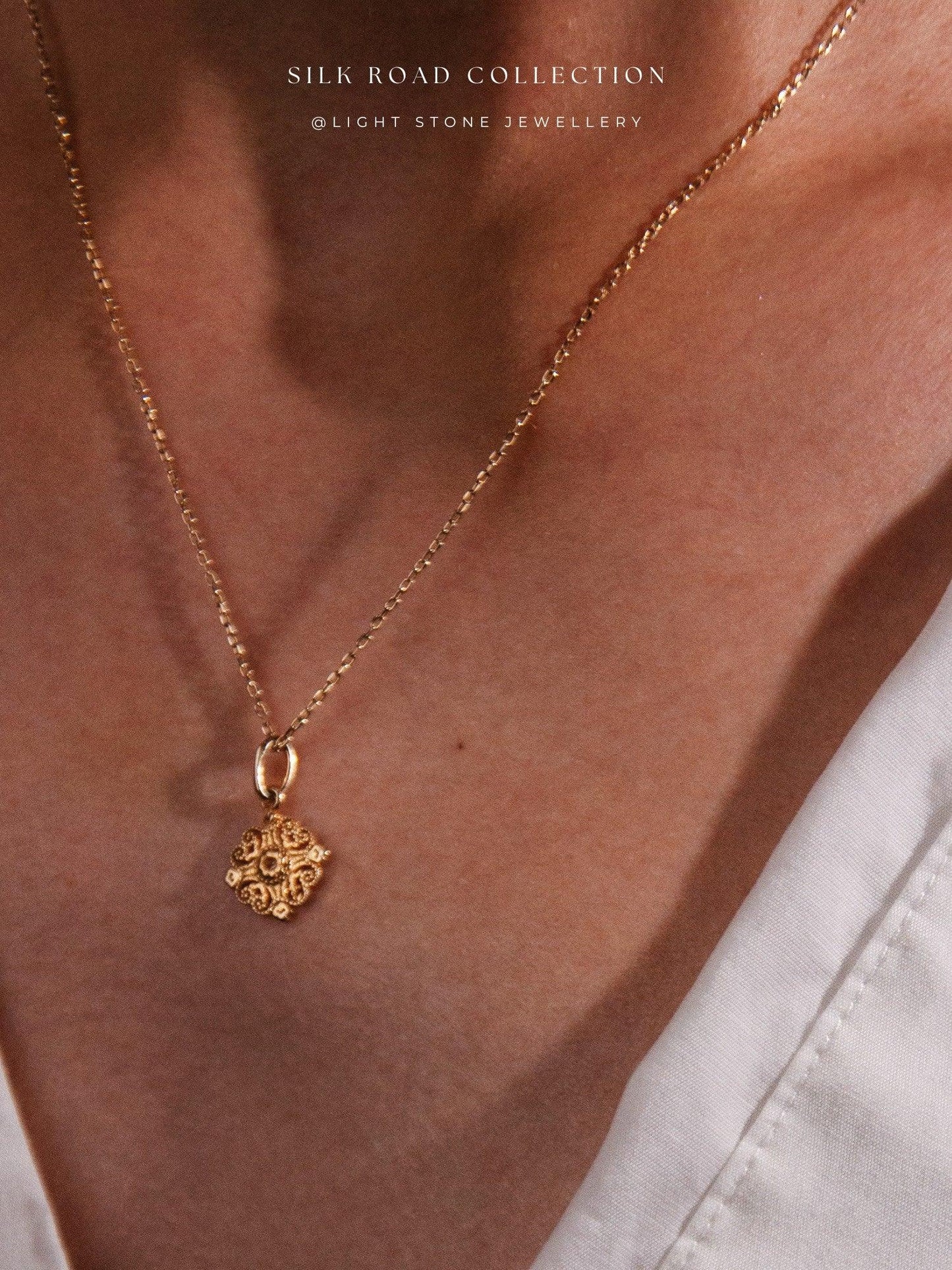 Silk Road Lucky Knot Necklace