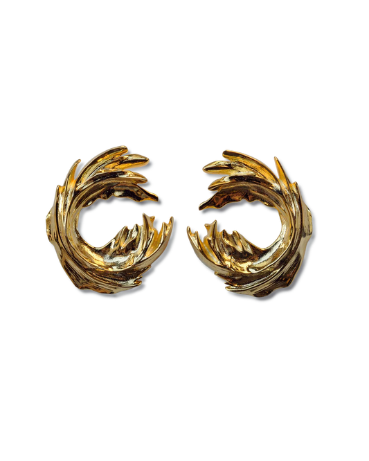 Totem Nirvana Golden Earrings