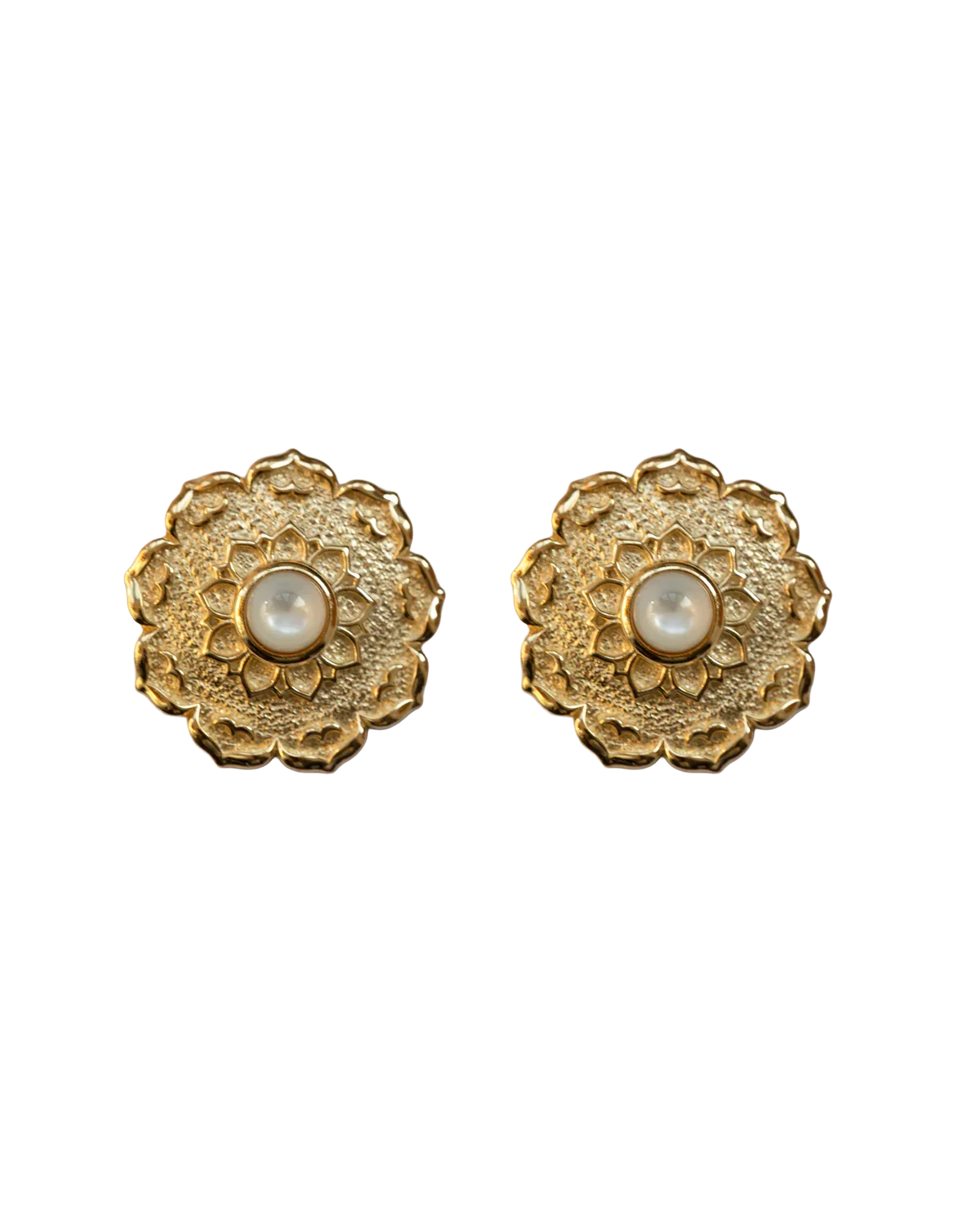 Silk Road Lotus Ear Studs