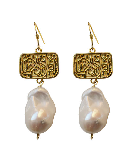Totem Retro-Modern Phoenix  Earrings