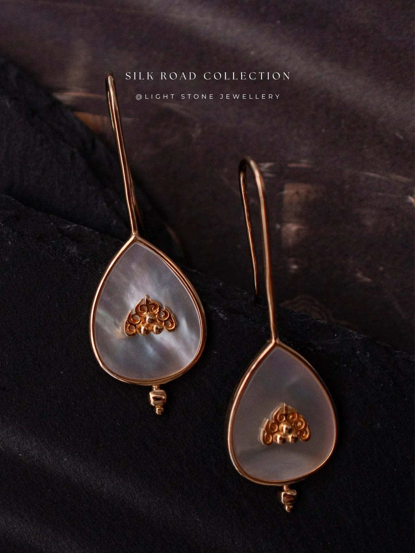 Silk Road  Fire and Water Ear Studs