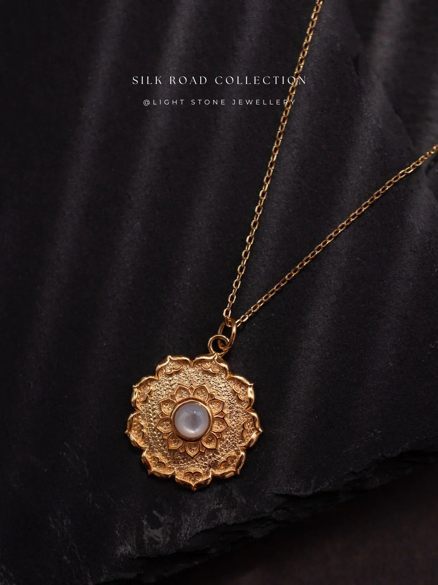 Silk Road Lotus Necklace