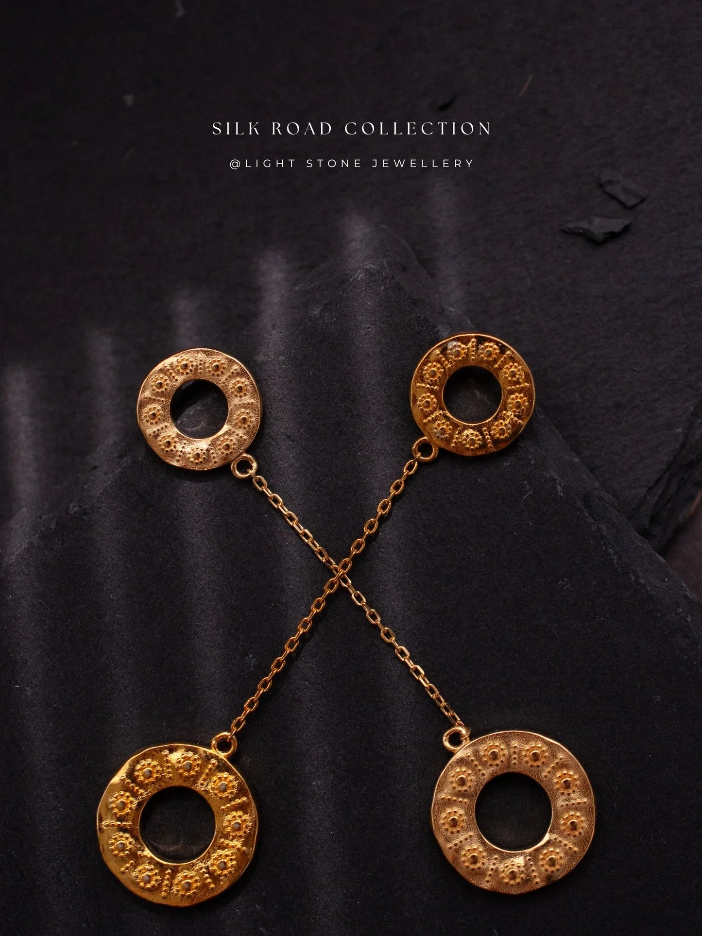 Silk Road Dual Sunrise Earrings