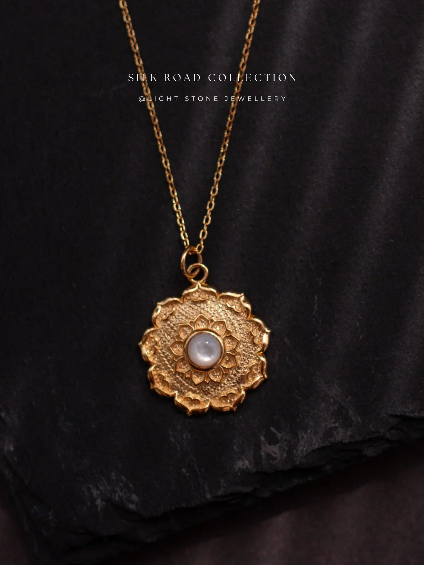 Silk Road Lotus Necklace