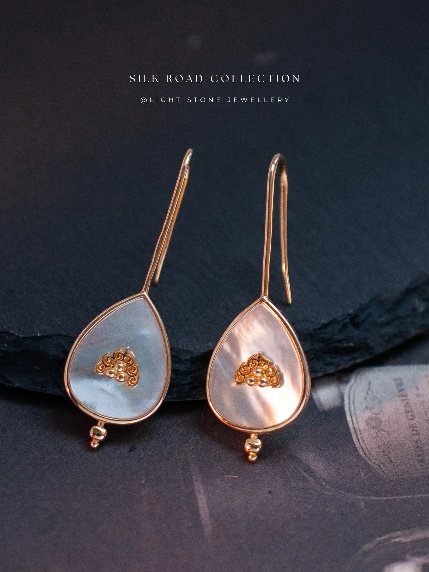 Silk Road  Fire and Water Ear Studs