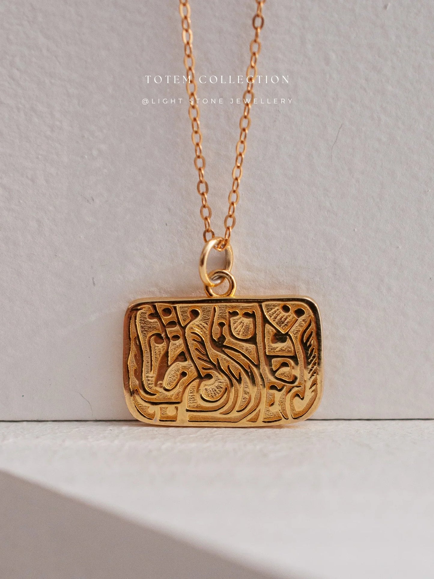 Totem Retro-Modern Phoenix  Necklace
