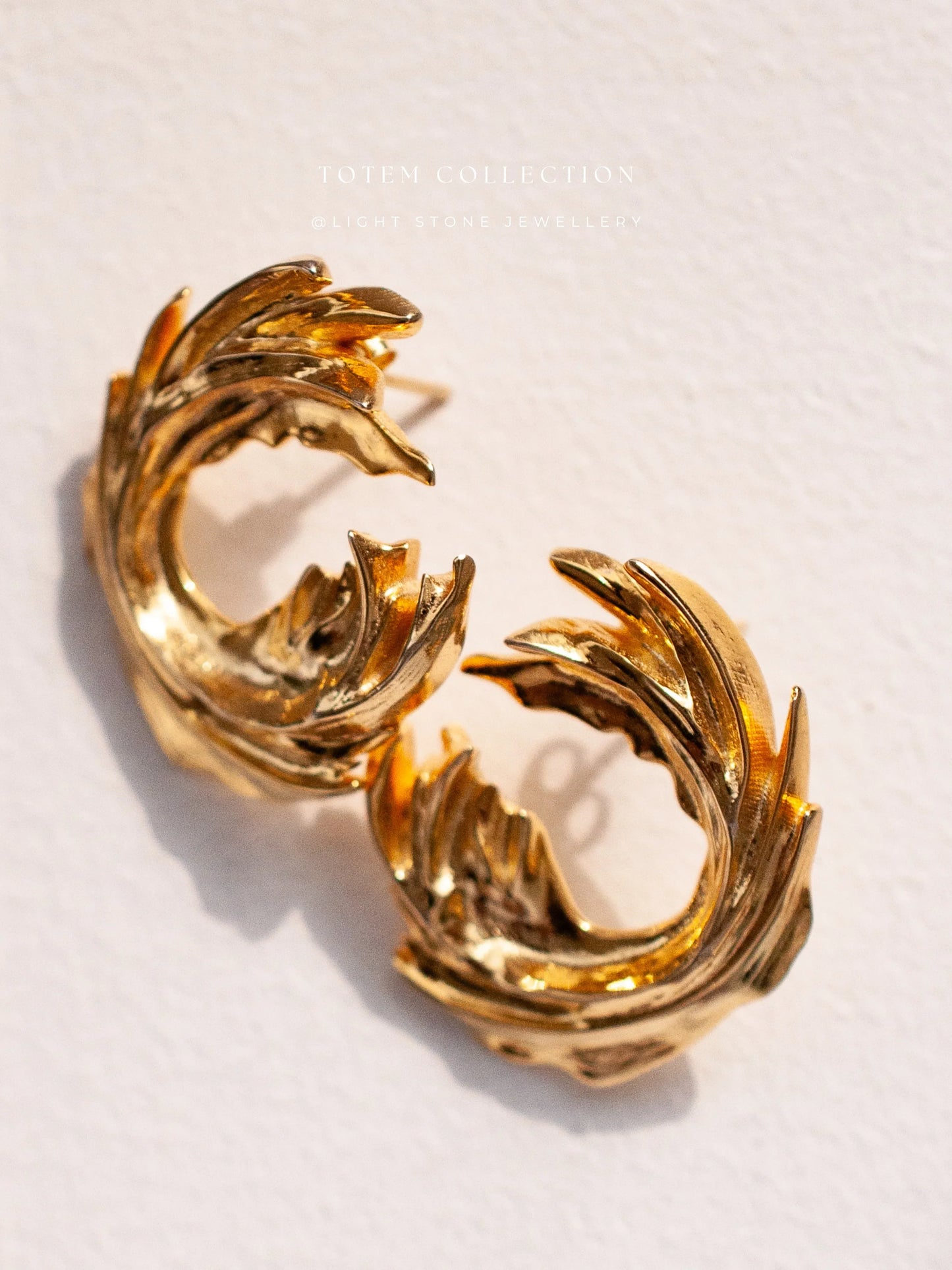 Totem Nirvana Golden Earrings