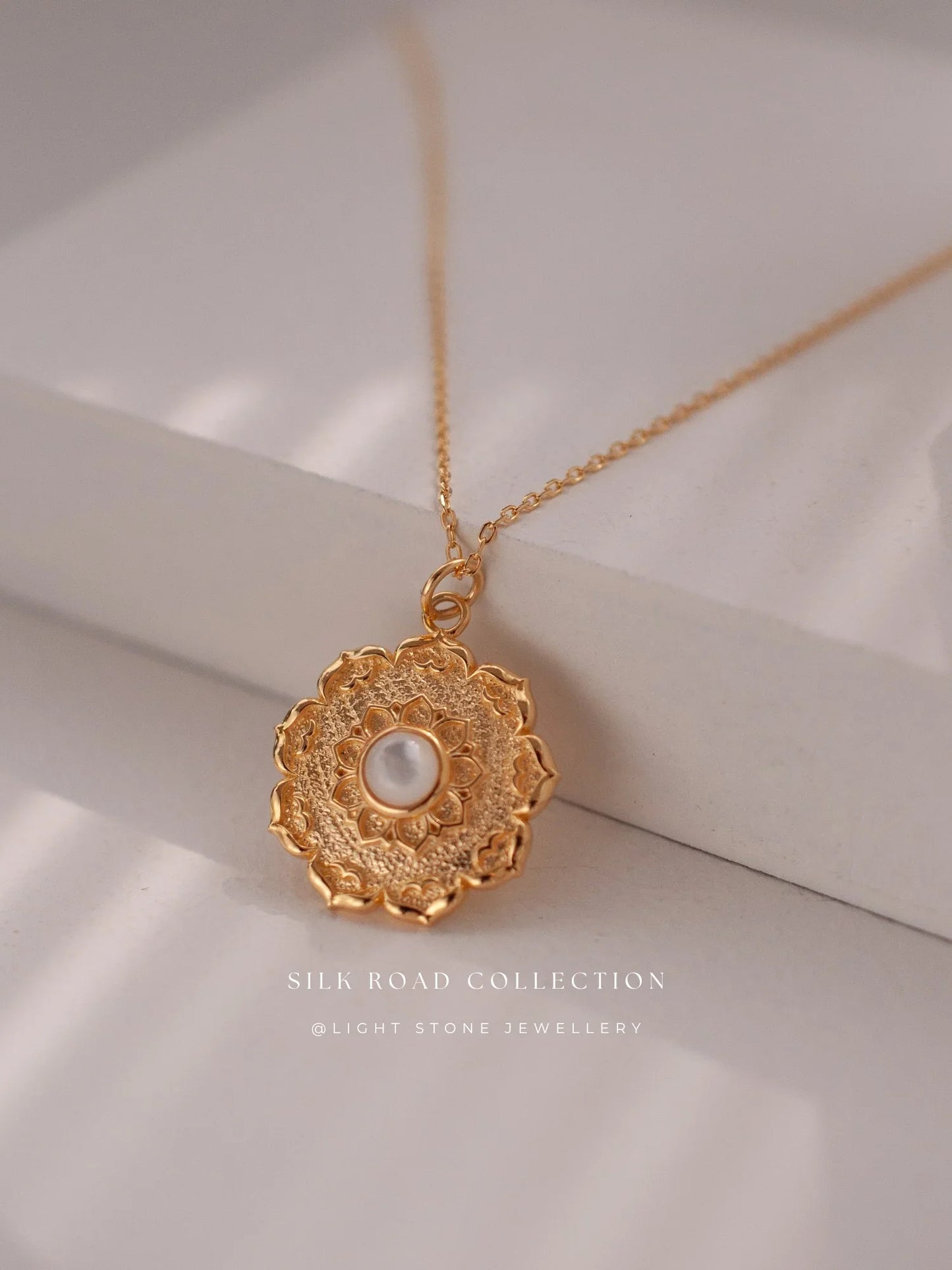 Silk Road Lotus Necklace