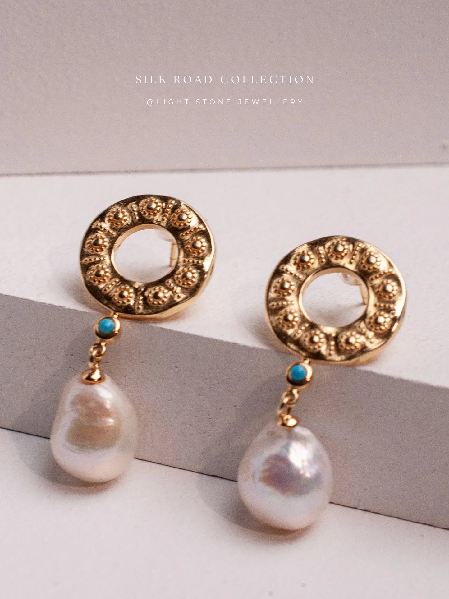 Silk Road Sunrise  Earrings