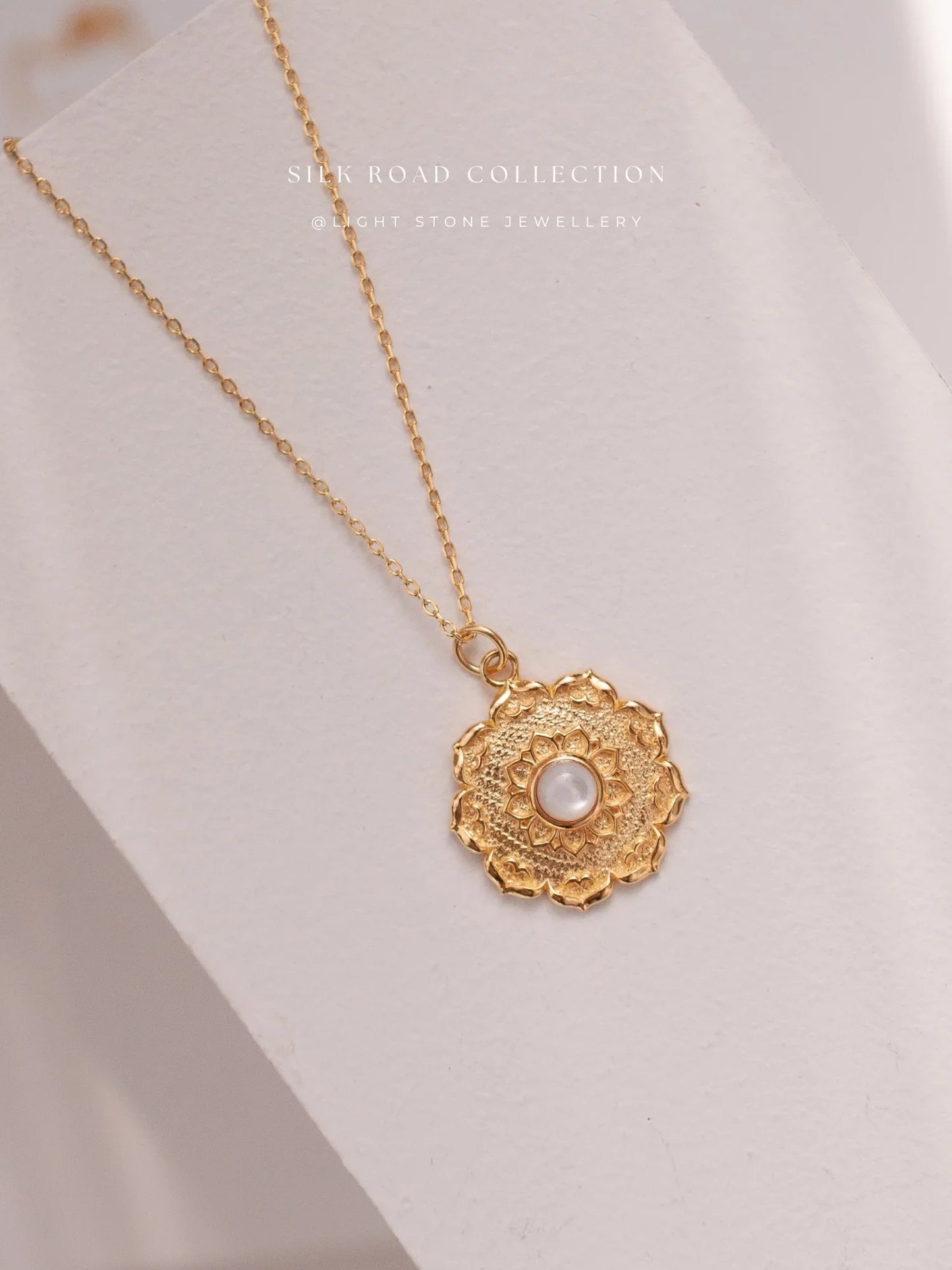 Silk Road Lotus Necklace