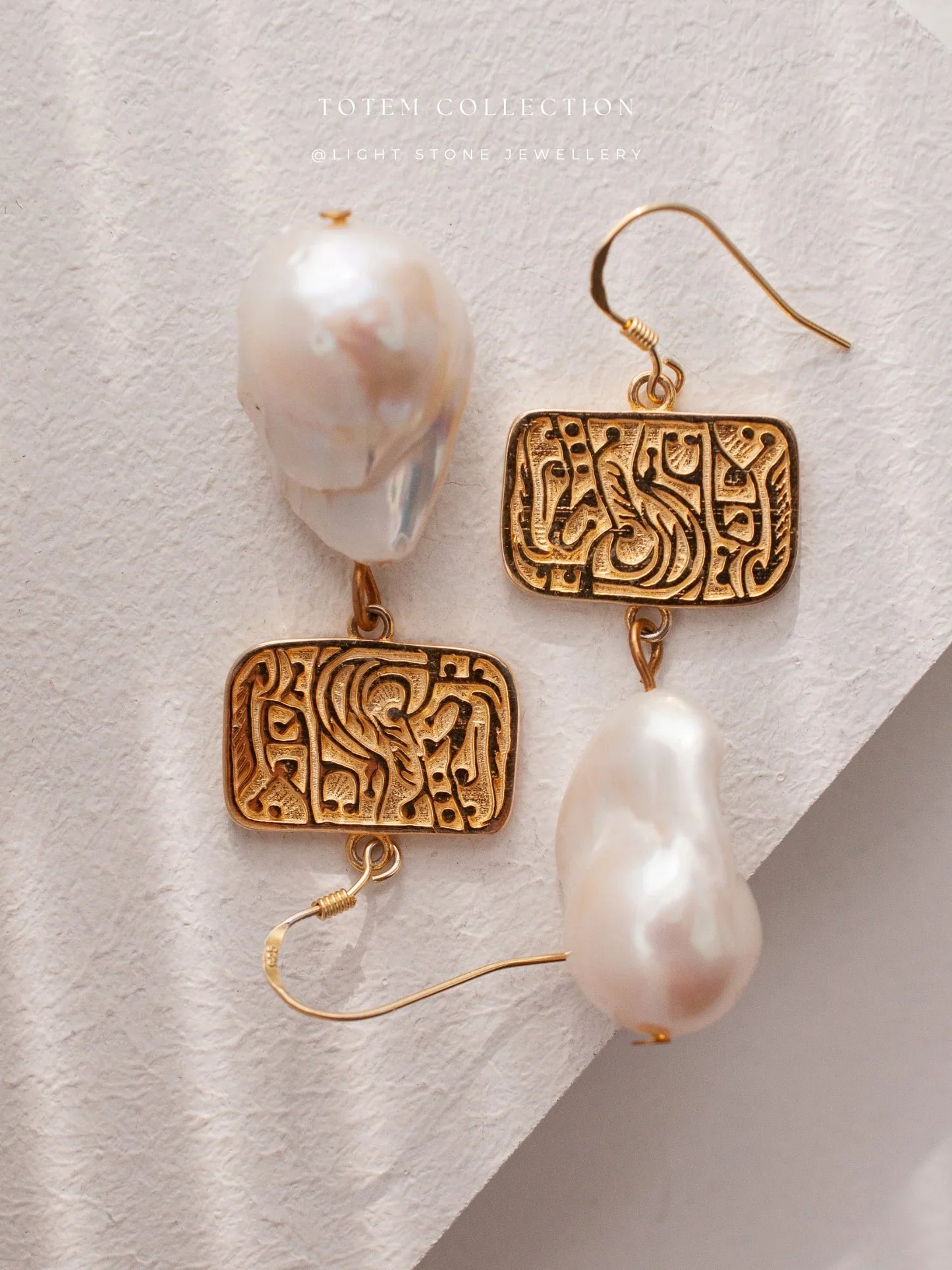 Totem Retro-Modern Phoenix  Earrings