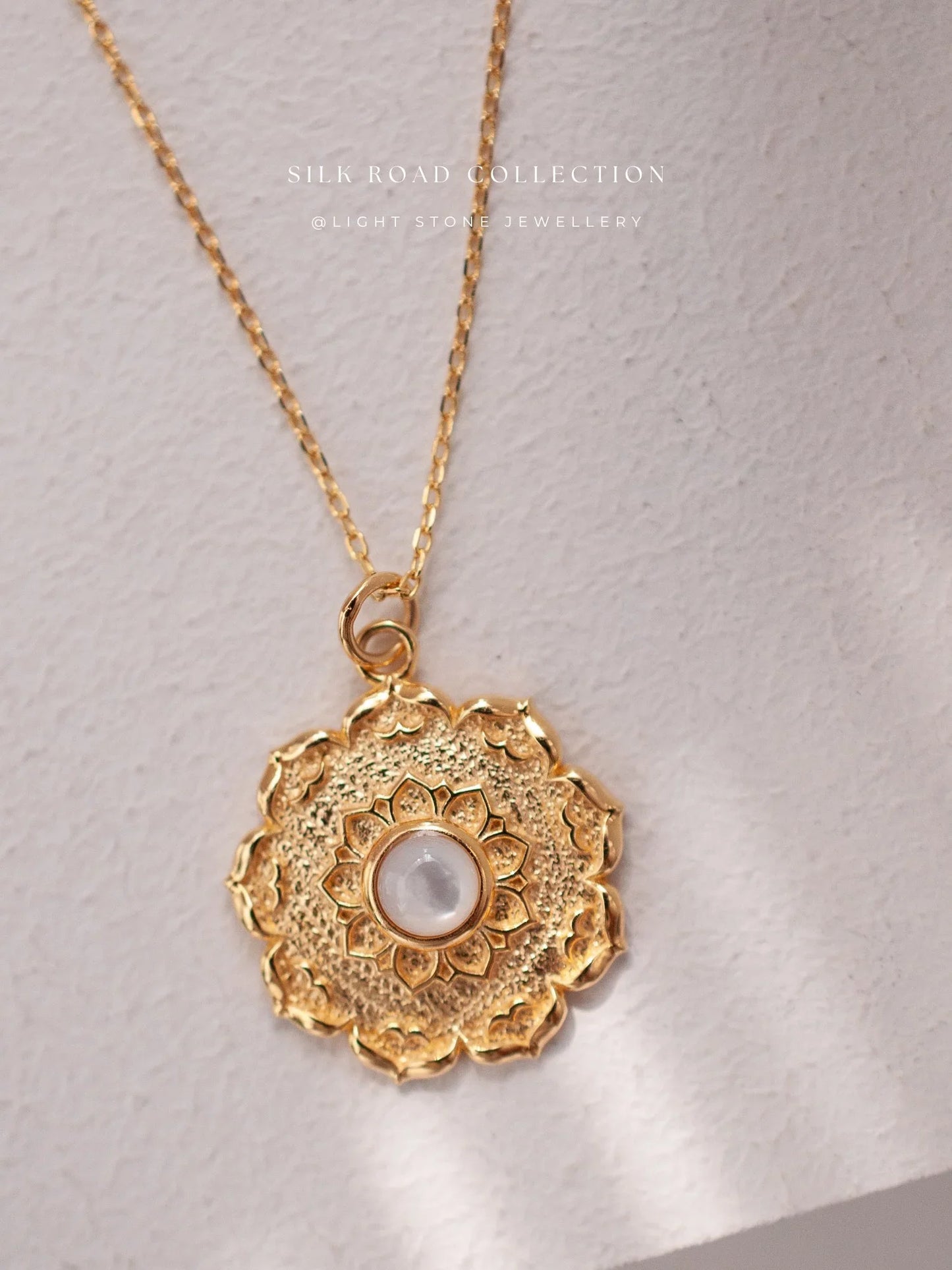 Silk Road Lotus Necklace