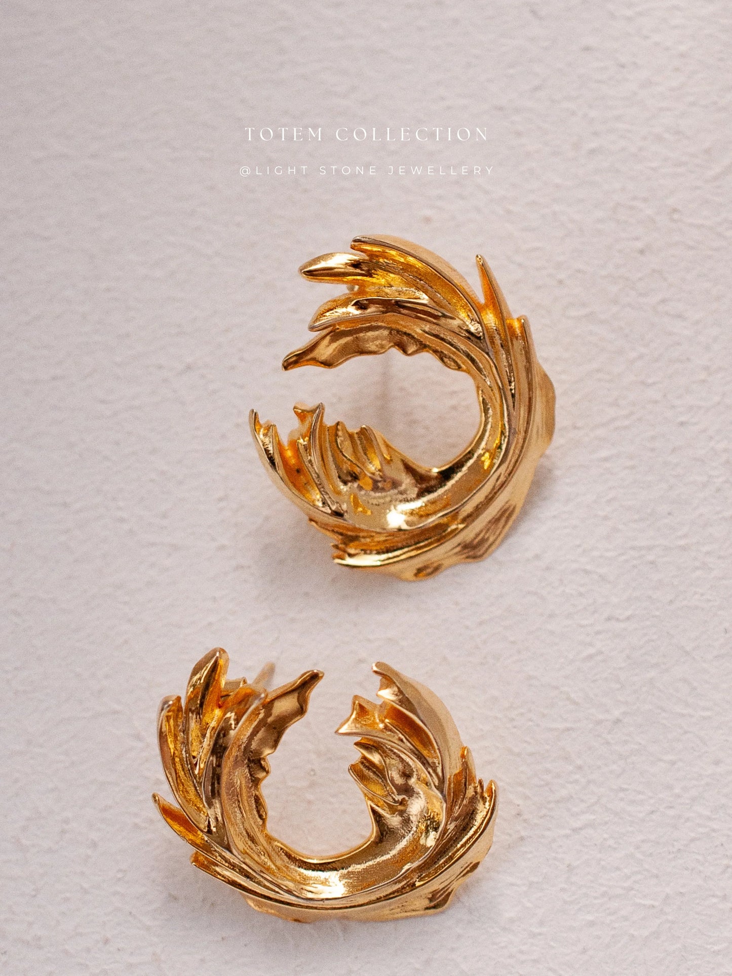 Totem Nirvana Golden Earrings