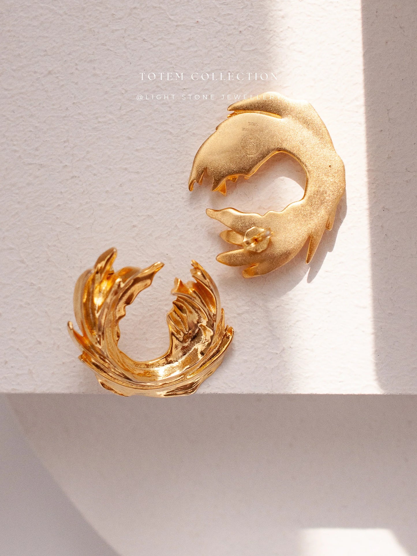 Totem Nirvana Golden Earrings