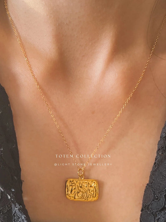 Totem Retro-Modern Phoenix  Necklace
