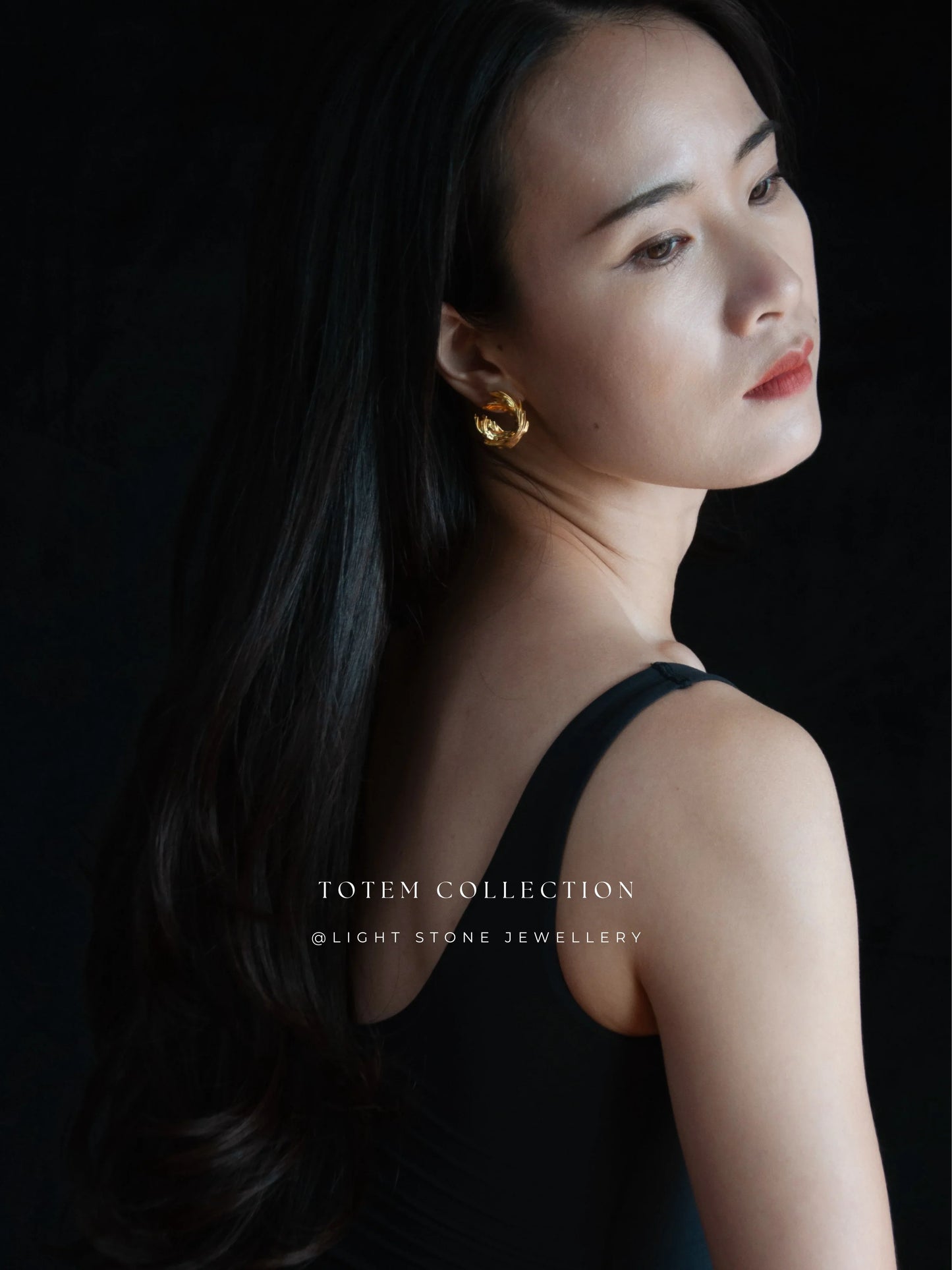 Totem Nirvana Golden Earrings