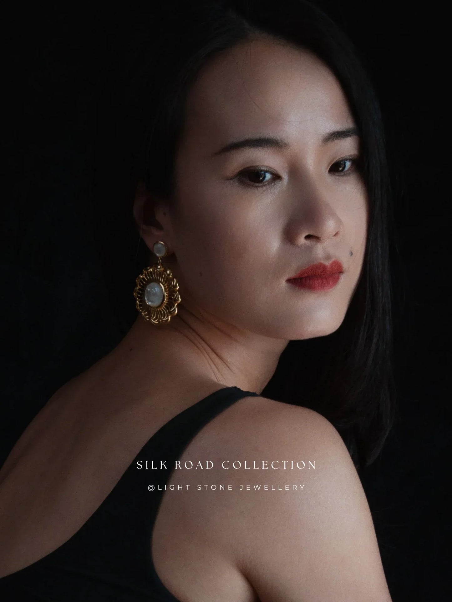 Silk Road Wave Wheel Earrings