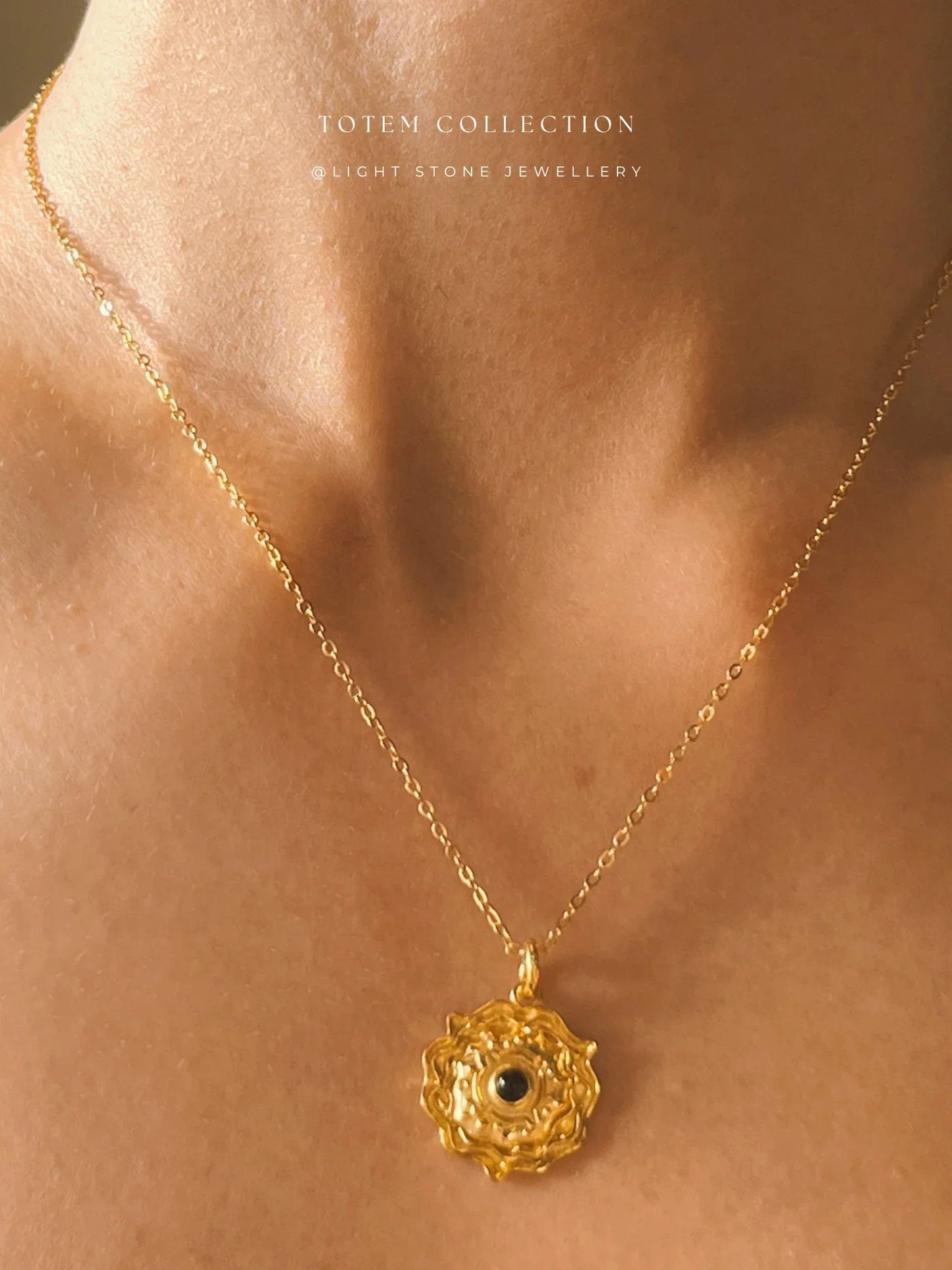 Totem Sunflower Necklace