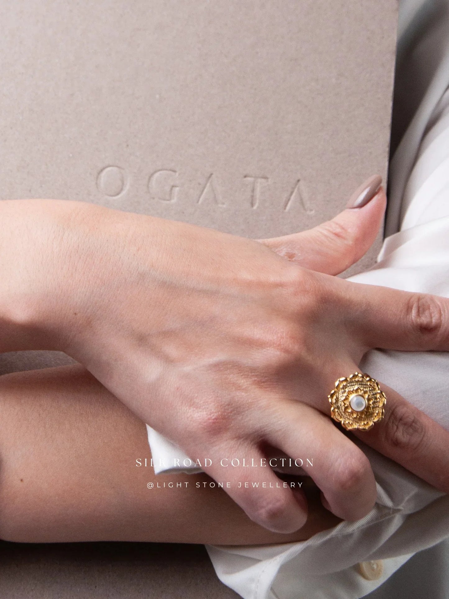 Silk Road Lotus Ring
