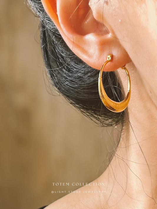 Totem Eternal Elegance Golden Earrings