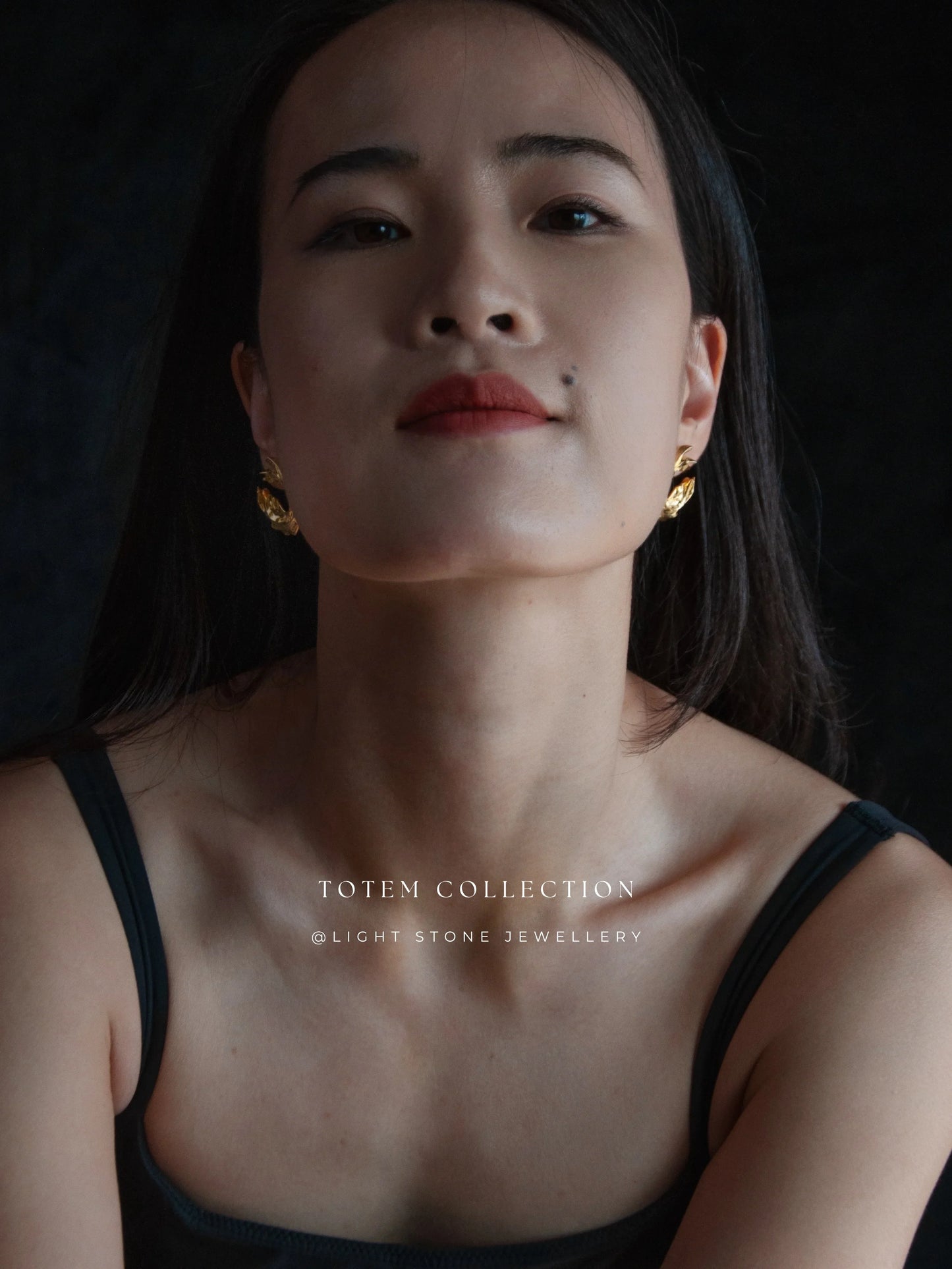 Totem Nirvana Golden Earrings