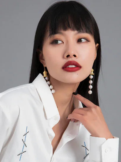 Silk Road Hua Gai Luxury Pearl Earrings